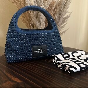 Marc Jacobs Blue Crystal Mini Bag